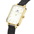 Relógio Feminino Quadrado Square Union Black Gold Aço inoxidável - comprar online