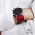 Relógio Minimalista Mond Black Silver Pulseira de Nylon Nato Vermelho 40mm Aço Inoxidável banhado a titânio - comprar online