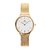 Relógio Feminino Melrose Gold 32 mm Aço Inoxidável banhado a titânio