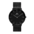 Relógio Minimalista Preto Oxford Full Black 40mm Aço Inoxidável banhado a titânio