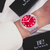 Relógio Transparente Clássico Red Hot Clear Bewatch - comprar online