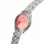Relógio Feminino Mini Shine Rosa 24mm Aço Inoxidável na internet