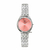 Relógio Feminino Mini Shine Rosa 24mm Aço Inoxidável