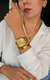 Relógio Feminino Quadrado Charm Full Gold 40mm Aço Inoxidável - comprar online