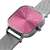 Relógio Feminino Pulseira Prata Bays Rosa Silver 40mm Minimalista Aço Inoxidável - loja online