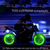 Tampa Fluorescente Neon Bico Válvula Pneu Moto Bike Carro 2u