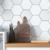 Ceramica Hexagonal Ceral Blanco Mate 20x23 1era calidad