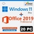 Windows 11 Pro + Office 2019 Pro ( 20 PC VOL. MAK)