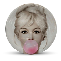 Brigitte Bardot Bubblegum Prato Decorativo