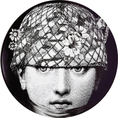 Prato de Parede Estilo Fornasetti Capacete na internet