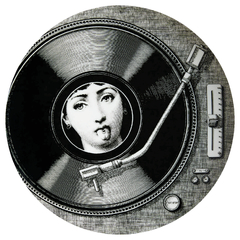 Prato de Parede Estilo Fornasetti Disco Tech na internet