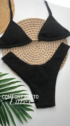 Conjunto Comfort Preto Lurex