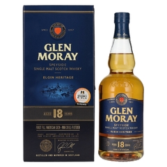 Whisky Single Malt Glen Moray 18 Años con Estuche - comprar online