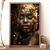 Quadro Artístico Negra Coberta de Ouro e Joias - Quadro Grande de Luxo - comprar online