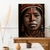 Pintura de Índia Antiga com Ornamentos Indígenas - Quadro Grande de Luxo - comprar online