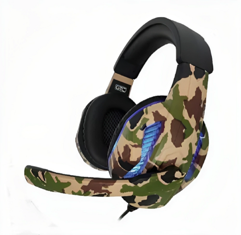 OFERTA AURICULAR GAMER GTC CAMUFLADO