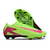 Chuteira Nike Air Zoom Mercurial Vapor XVI Elite FG - Verde e Rosa