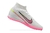 Chuteira Society Nike Air Zoom Mercurial Superfly IX Elite FG - Branco e Rosa - comprar online