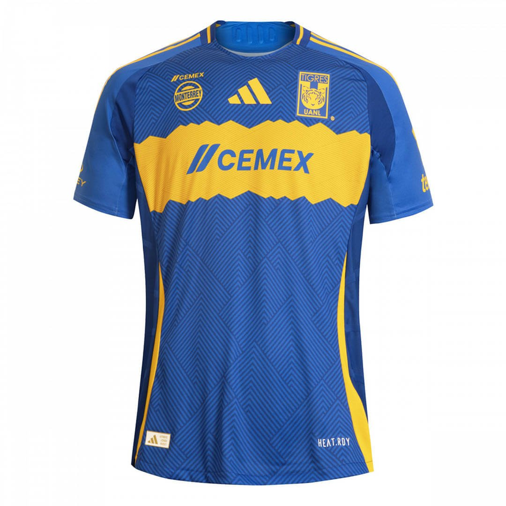 Camisa Tigres II 24 25 Masculino Torcedor Azul