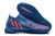 Chuteira Society Adidas Predator Edge 1 TF - Azul e Laranja