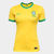 Camisa Brasil I 20/21 - Feminina Torcedor - Amarelo