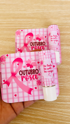 CARD COM PROTETOR LABIAL- OUTUBRO ROSA