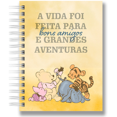 CADERNO PEQUENO A5 POOH na internet