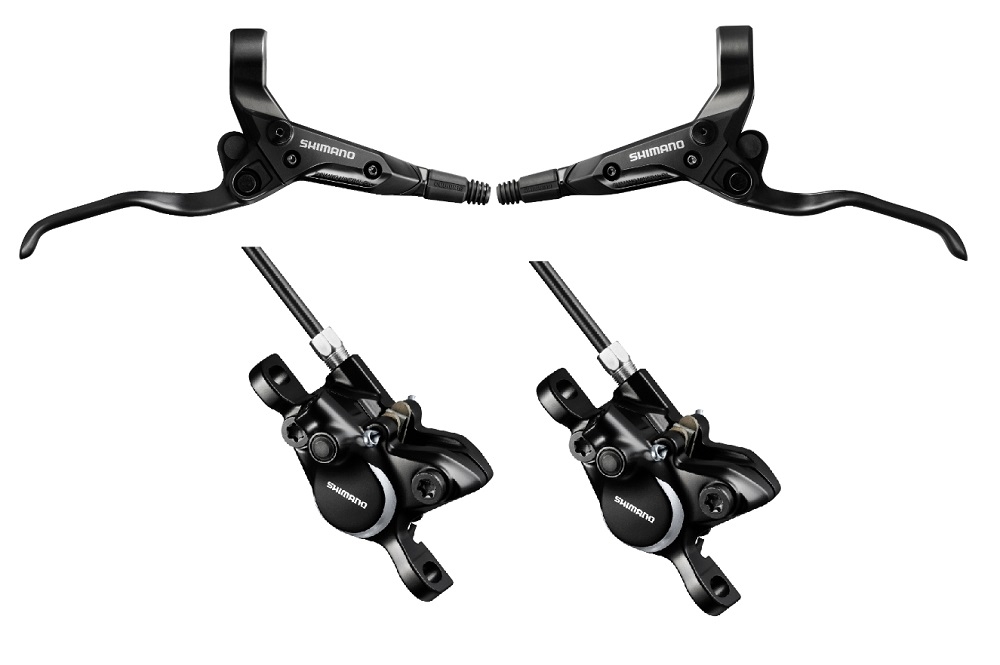 Par Freio A Disco Shimano Hidr ulico M315 Preto 160 90cm