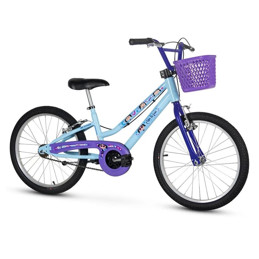 Bicicleta Infantil Aro 20 Menina O Show Da Luna 7 A 11 Anos