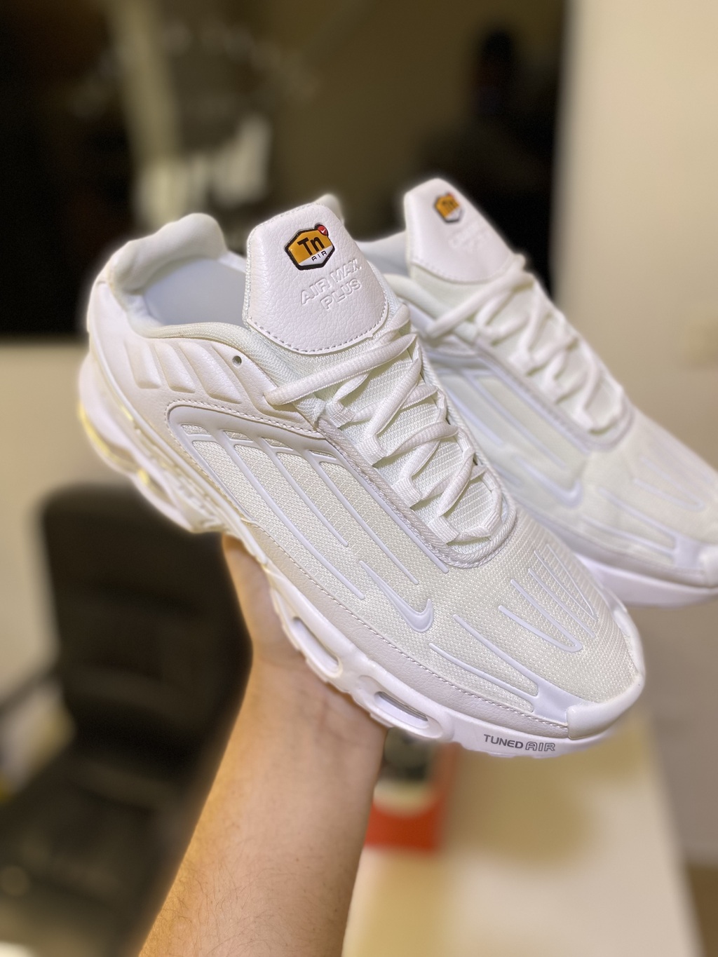 Tenis air hotsell max plus branco