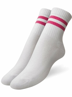 Sock dama media caña morley rayado (47401R) - comprar online