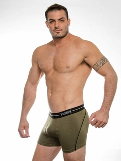 Boxer LOKI algodón lyc liso con envivado (55L001)