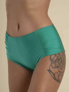 Culote alto con frunce lateral liso (37214) - comprar online