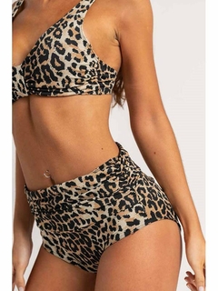 Corpiño Aro Oculto y Bikini Alta Drapeada Marbella (37752P) - comprar online