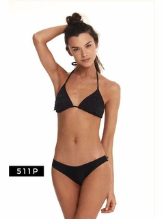 Triangulito con "escamas" liso con brillitos + bikini en V (37511) - comprar online