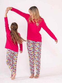 Pijama HAKUNA pantalon estampado y remera con estampa modal con lyc (371372NL) - comprar online