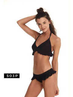 Triangulo y bikini con voladitos (37503) - comprar online