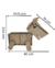 Velador Articulado Forma Perro En Mdf Crudo De 5.5mm - comprar online