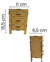 Muebles De Muñecas Grandes En Mdf De 3mm - Set Dormitorio Infantil