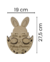 Conejo Porta Huevos De Pascuas En Mdf Grande X 10 Unidades - comprar online