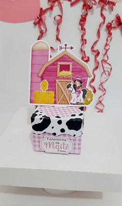 KIT FESTA FAZENDINHA ROSA 50 ITENS (FOSCO) - Ing´s Gráfica Personalizada