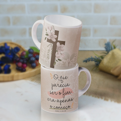 Imagem do CANECA DE CERÂMICA ELE VIVE (RELIGIÃO)