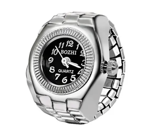Anillo Reloj Negro Comprar en Goldery