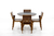 Conjunto Mesa Marci com 4 Cadeiras Isabela - MadeDecor - comprar online