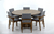 Imagem do Conjunto Mesa Aurora com 4 ou 6 Cadeiras Isabela- MadeDecor