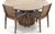 Conjunto Mesa Aurora com 4 ou 6 Cadeiras Isabela- MadeDecor