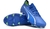 Chuteira de Campo Puma Ultimate FG/AG em Azul, Branco e Verde - Desenvolvida para Velocidade Extrema com Cabedal ULTRAWEAVE, PWRTAPE e Sola SPEEDPLATE. Acelere com Estilo e Conforto!