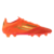 Chuteira adidas F50 Elite FG Two Horizons Laranja e Dourada, uma obra-prima do design esportivo, com materiais premium e tecnologia de ponta para oferecer máximo desempenho e conforto.