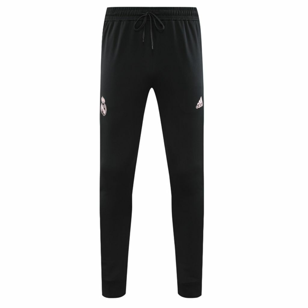 Conjunto de Moletom do Real Madrid 2023 24 Preto e Rosa Tevo Sports