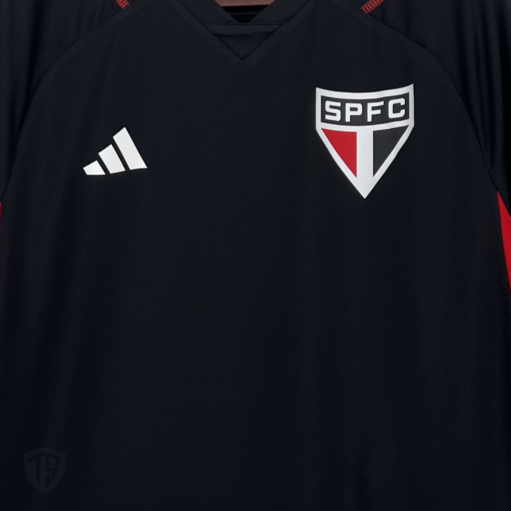 Camisa são paulo preta 2025